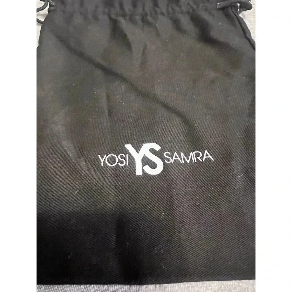 Yosi Samra‎ Unisex Black Dustbag with Drawstring Closure 9